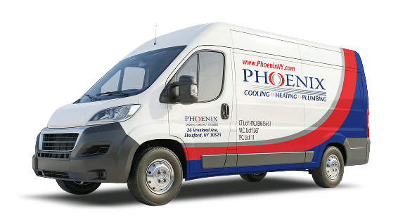 Phoenix Mechanical heating, cooling and plumbing service van